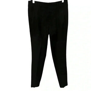 Helmut Lang Black Pleat Front Wool Blend Women’s Pants Lined Size 4 Excellent!